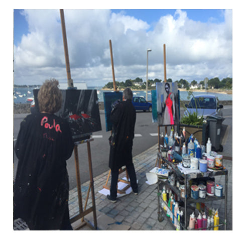 Stages de Peinture à l'année à Port Navalo Bretagne